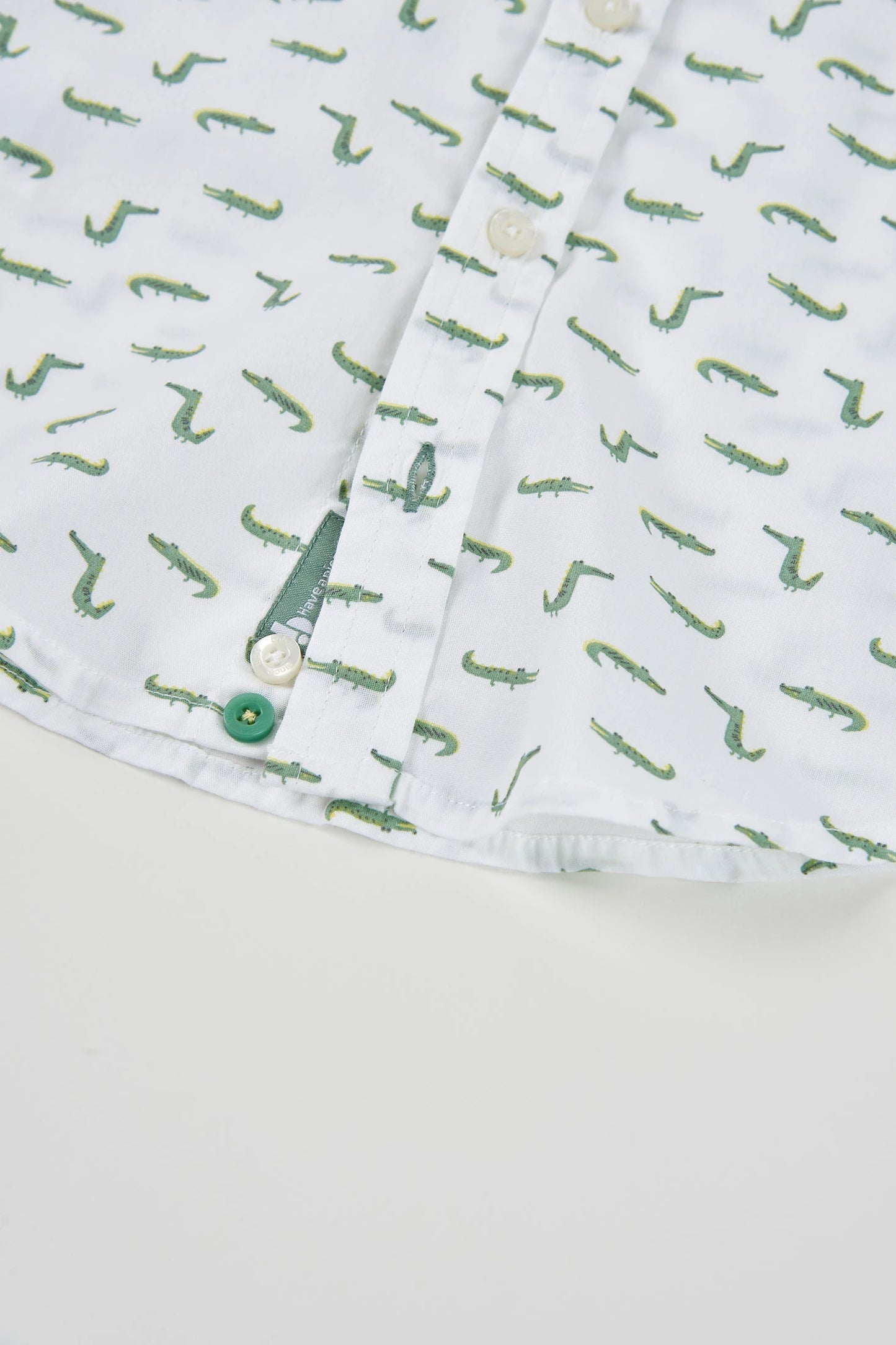 Camicia con coccodrilli