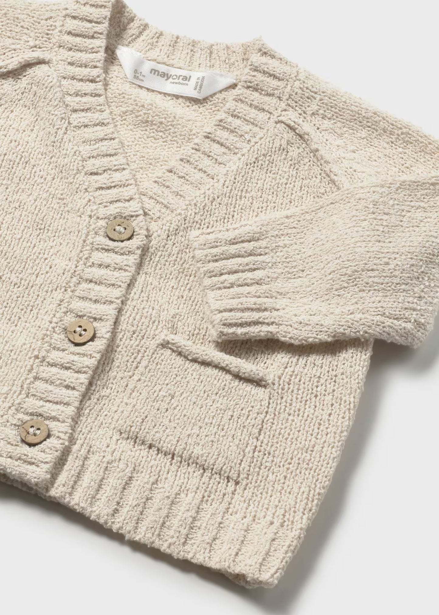 Cardigan con scollo a V