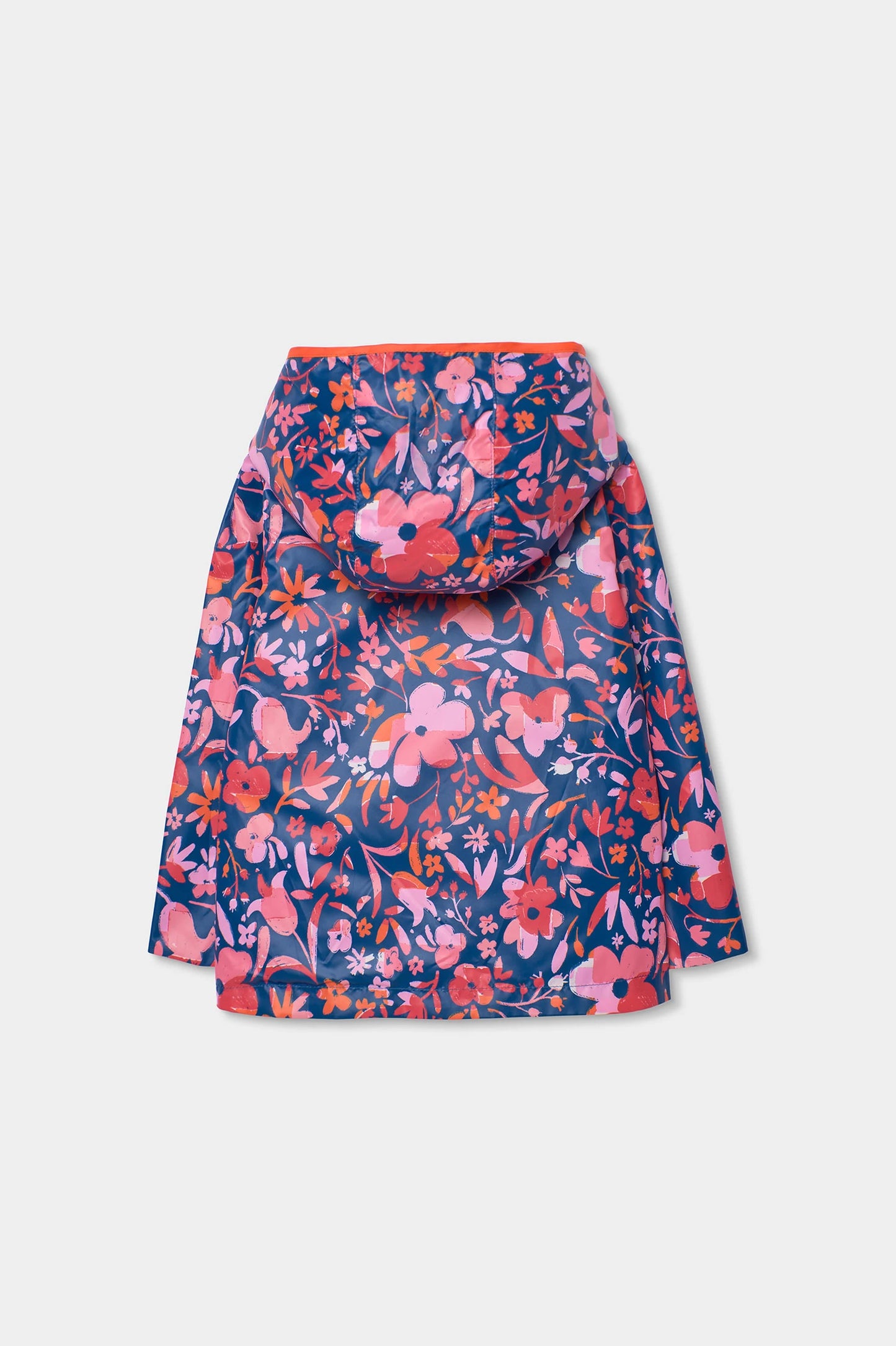 Parka reversibile a fiori