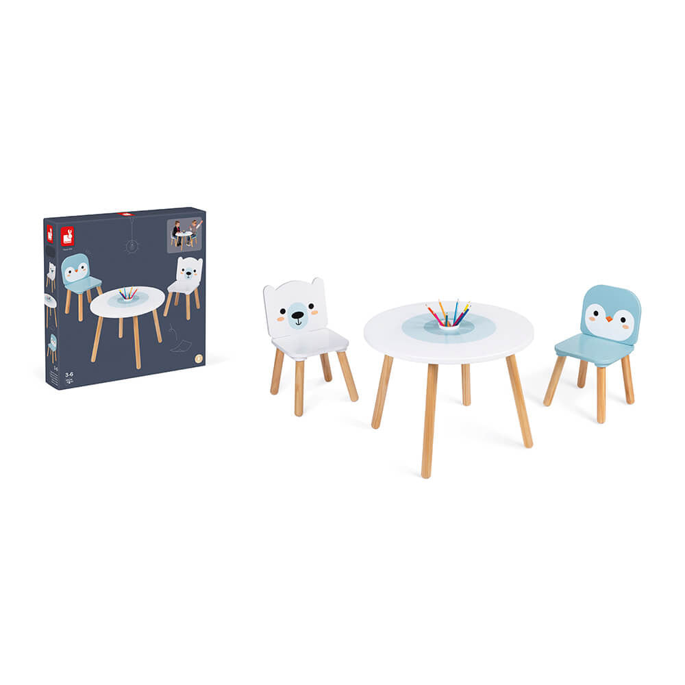 Table and 2 Chairs - Pack Ice