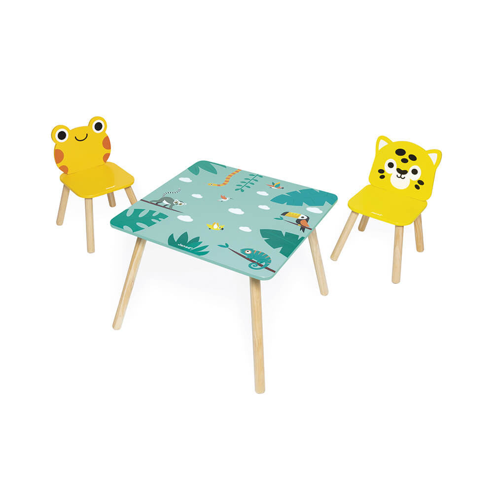 Tropik - Tropical Table And Chairs Set