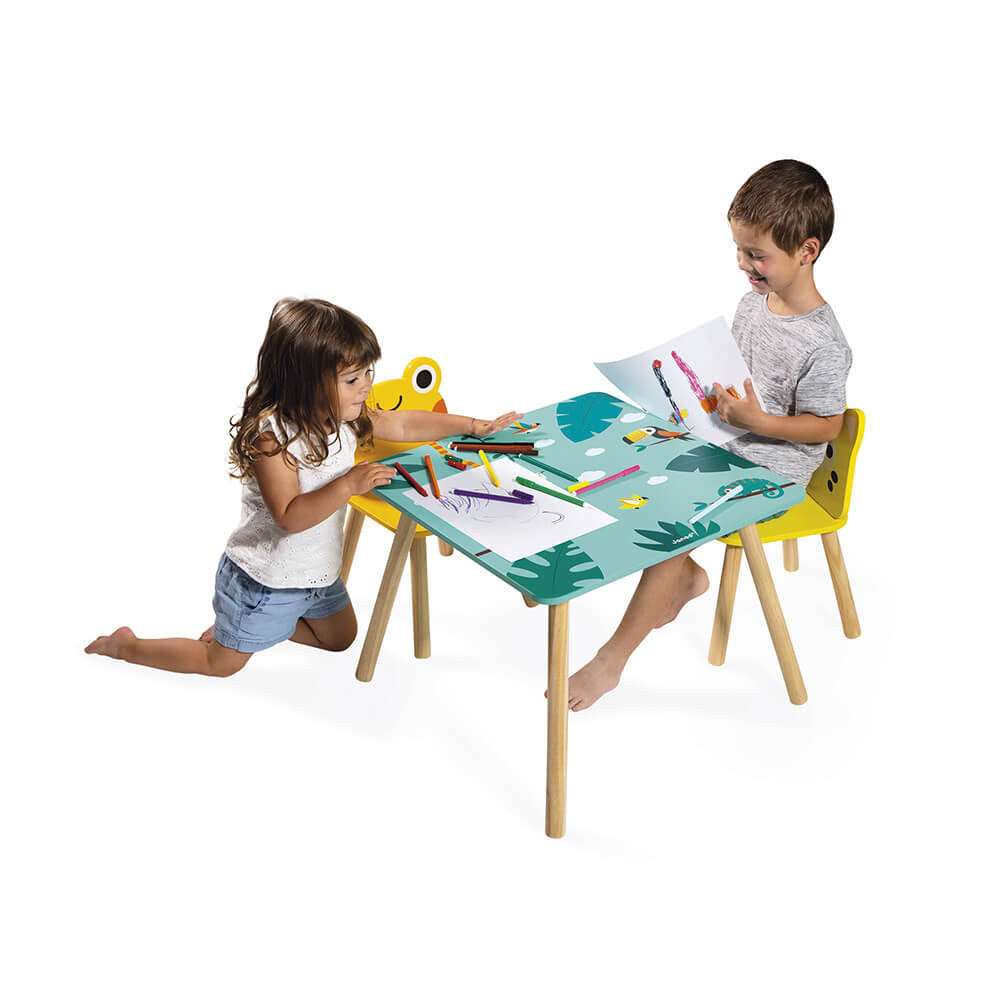 Tropik - Tropical Table And Chairs Set