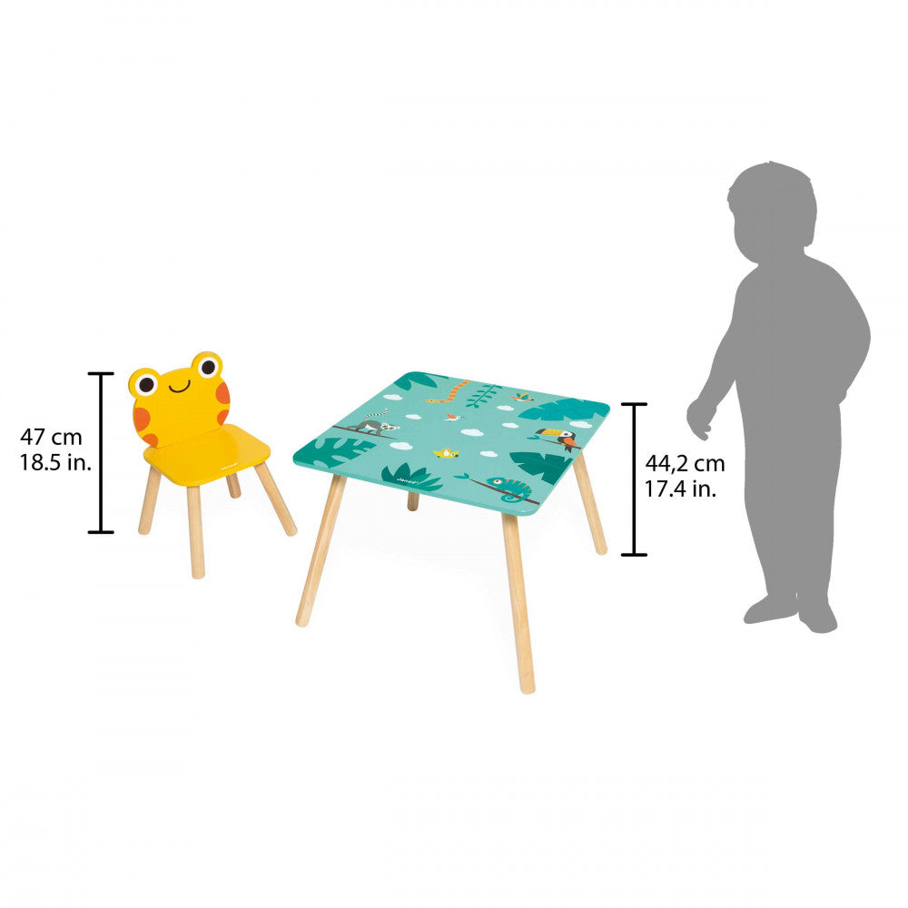Tropik - Tropical Table And Chairs Set