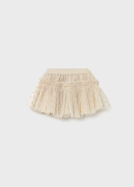 Gonna di tulle a pois