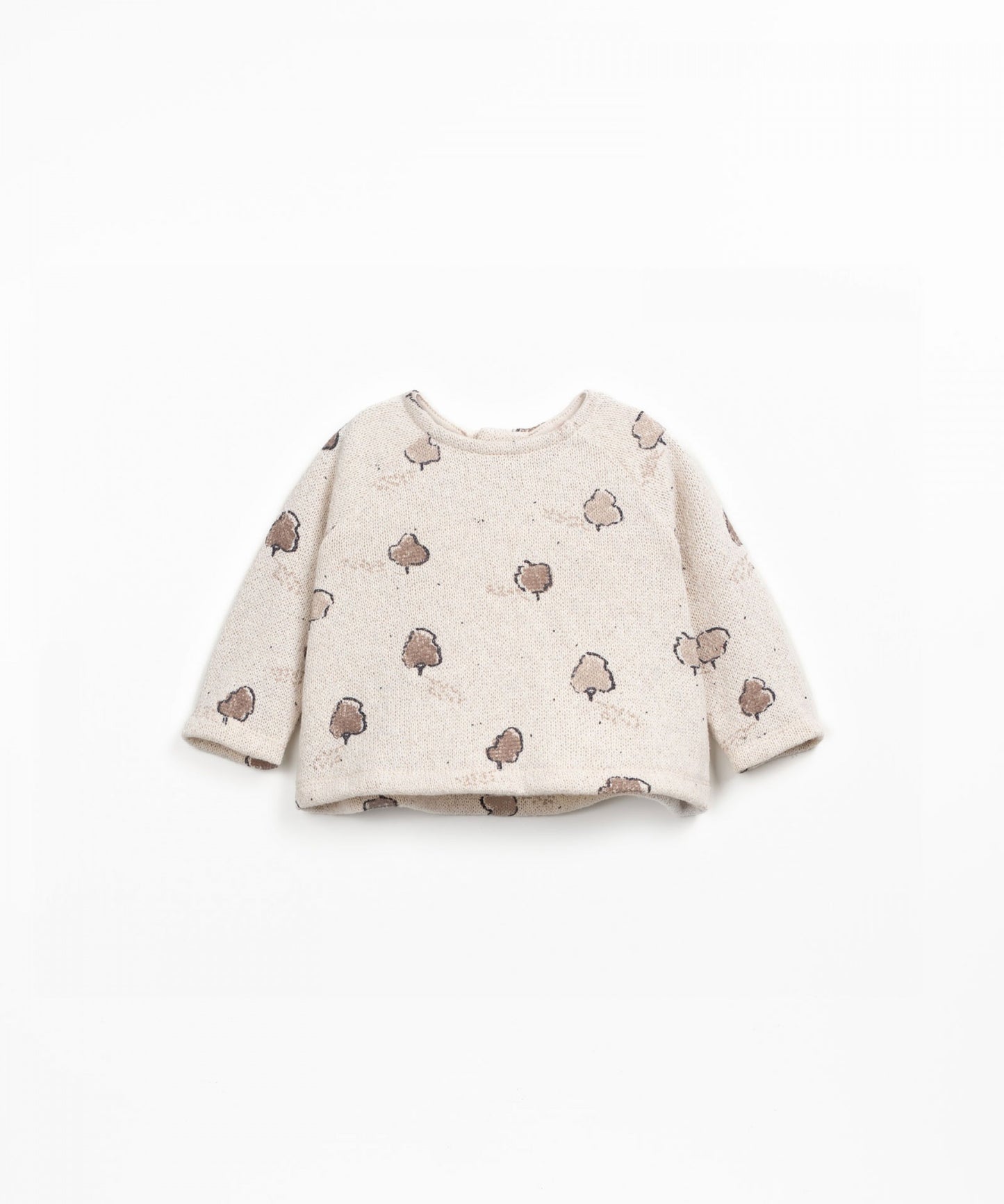 Felpa in maglia con stampa
