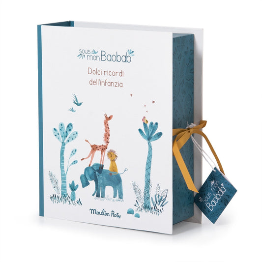 Cofanetto nascita "Sous mon Baobab"