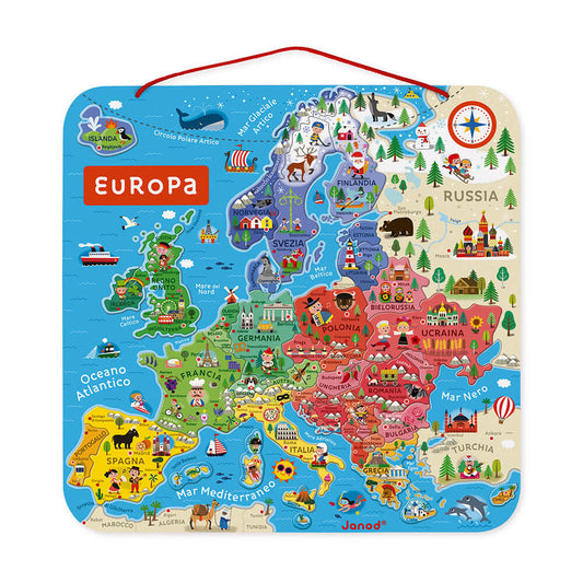 Mappa Magnetica Dell'Europa
