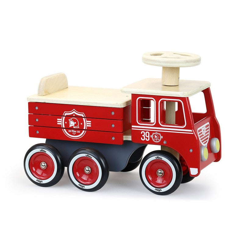 Camion dei pompieri in legno