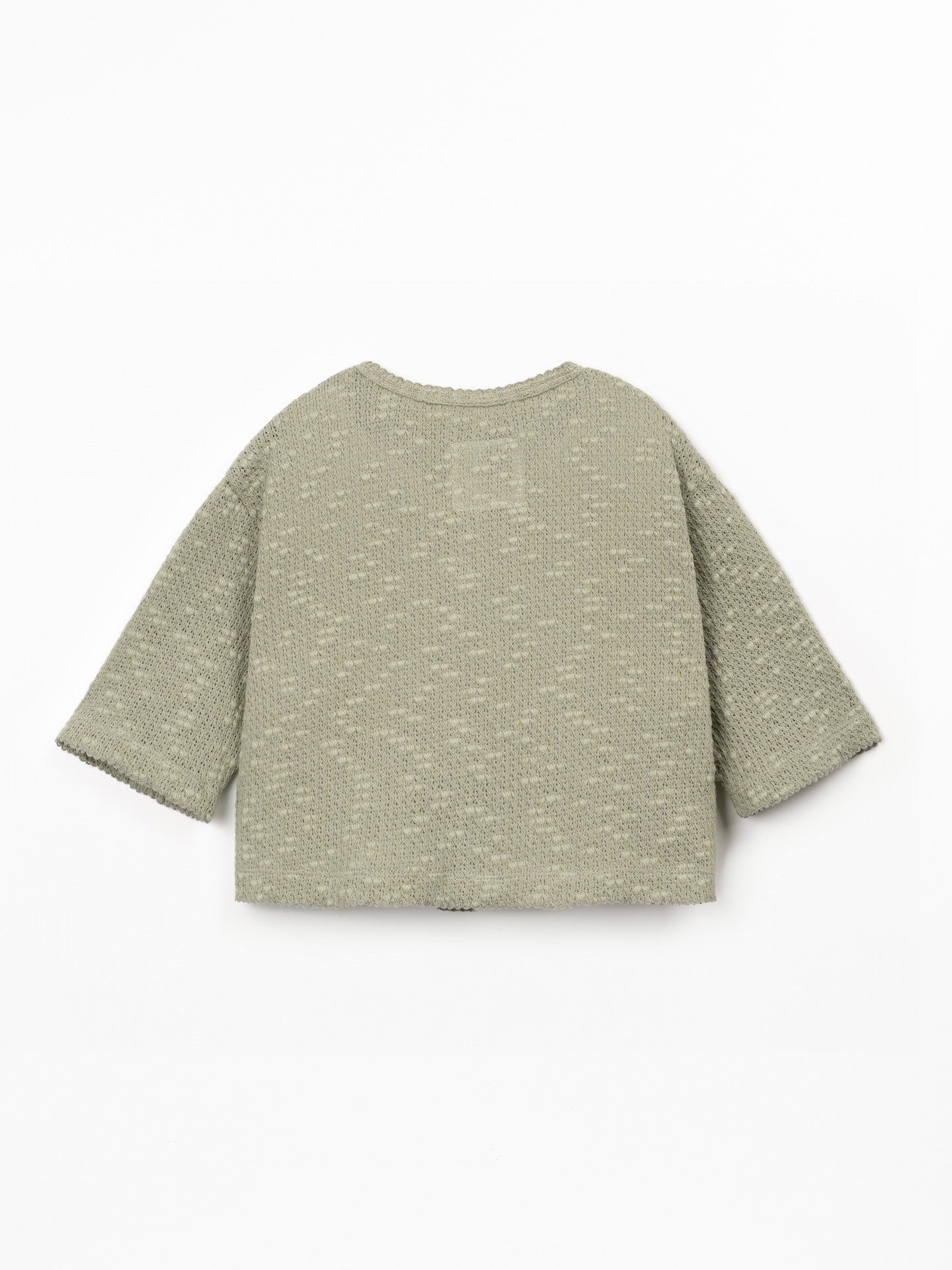 Cardigan con bottoni in cocco