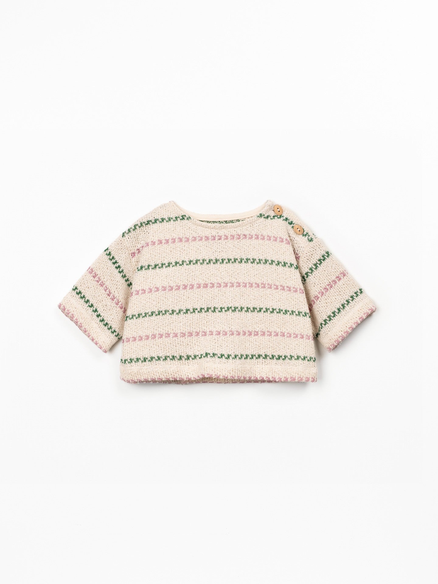 T-shirt in maglia a righe