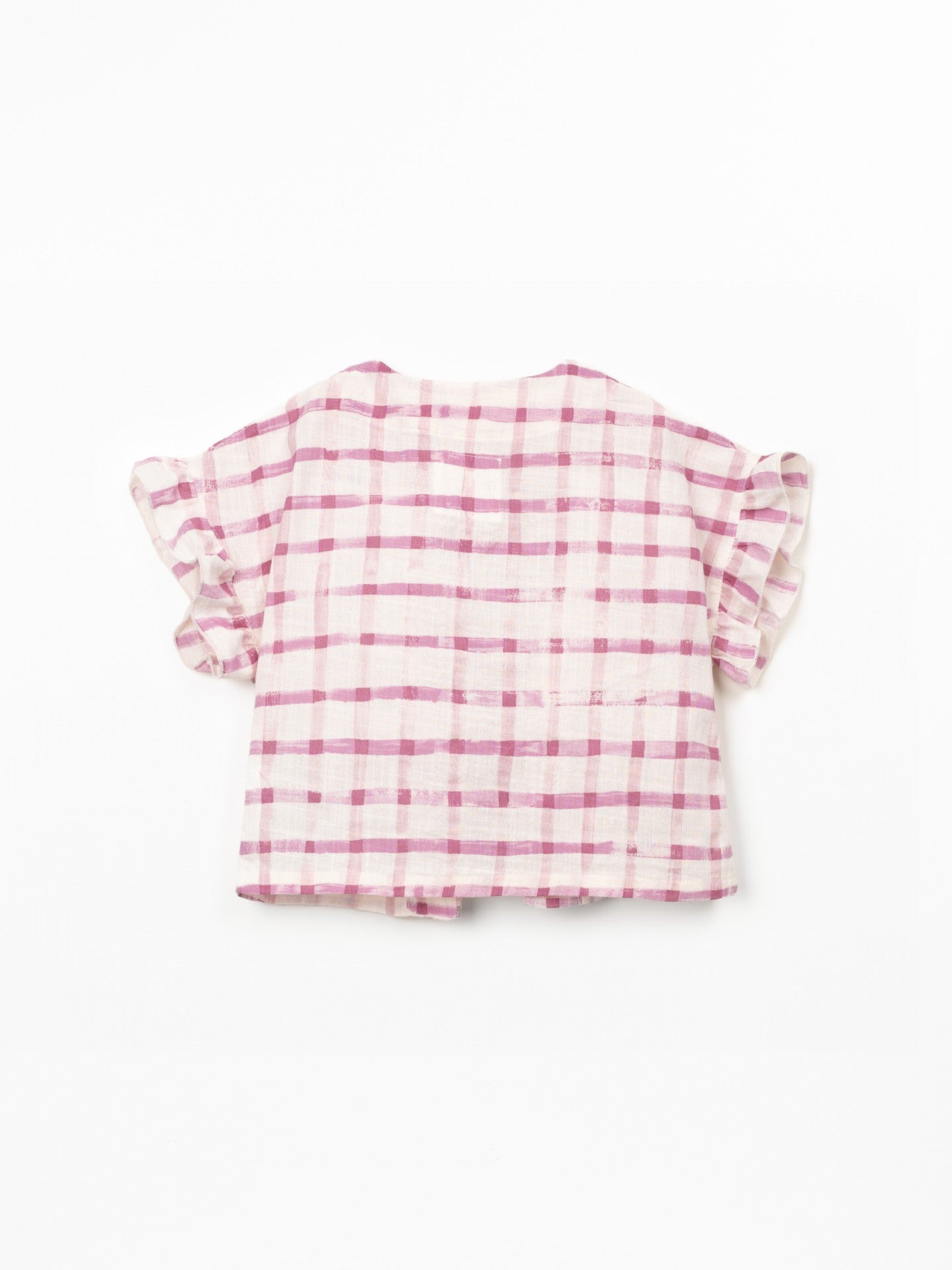Camicia con stampa a quadri