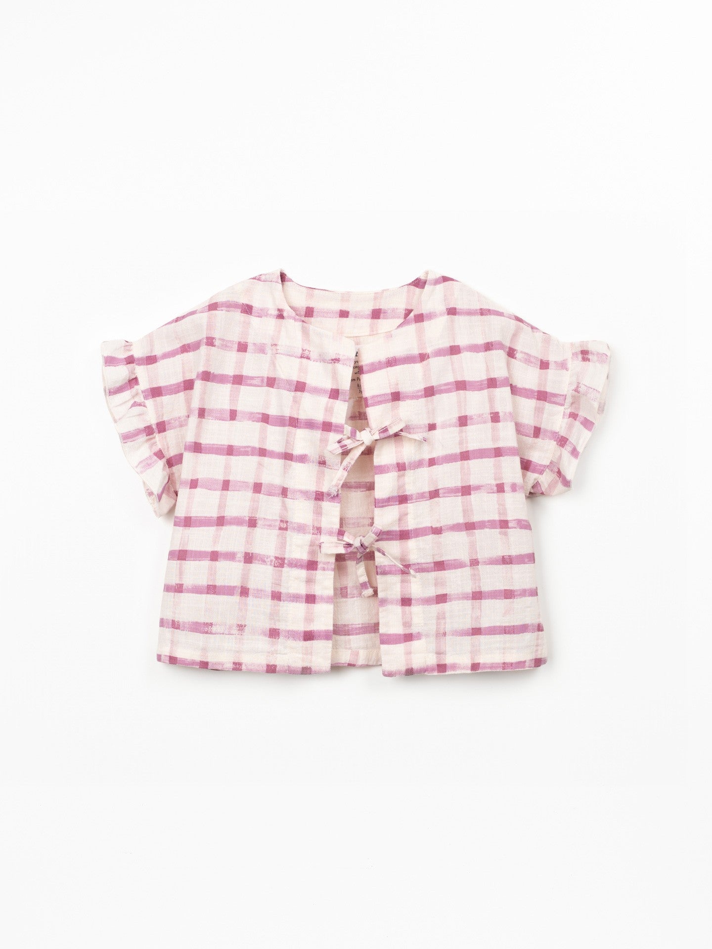 Camicia con stampa a quadri