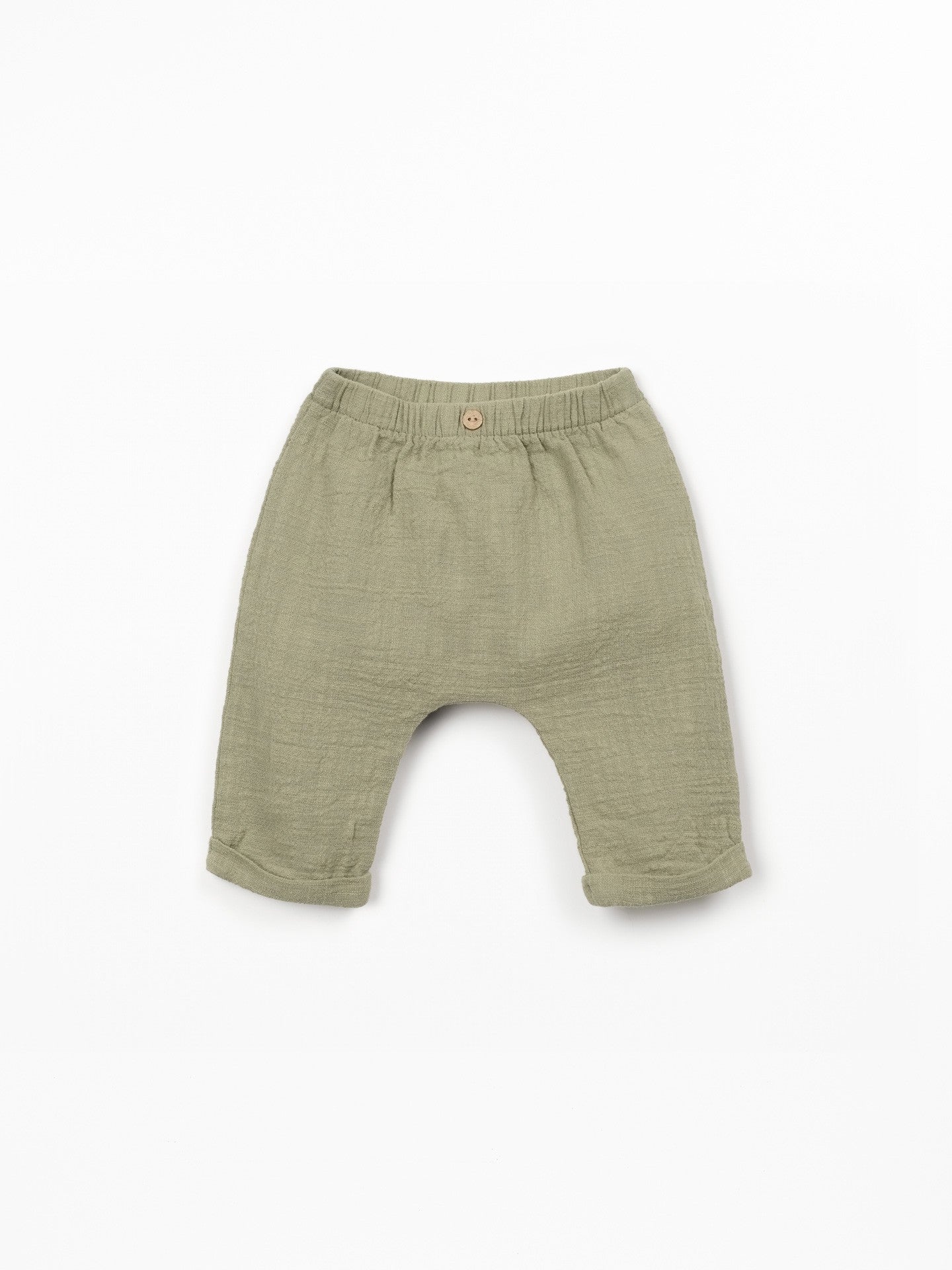 Pantaloni con bottone in cocco