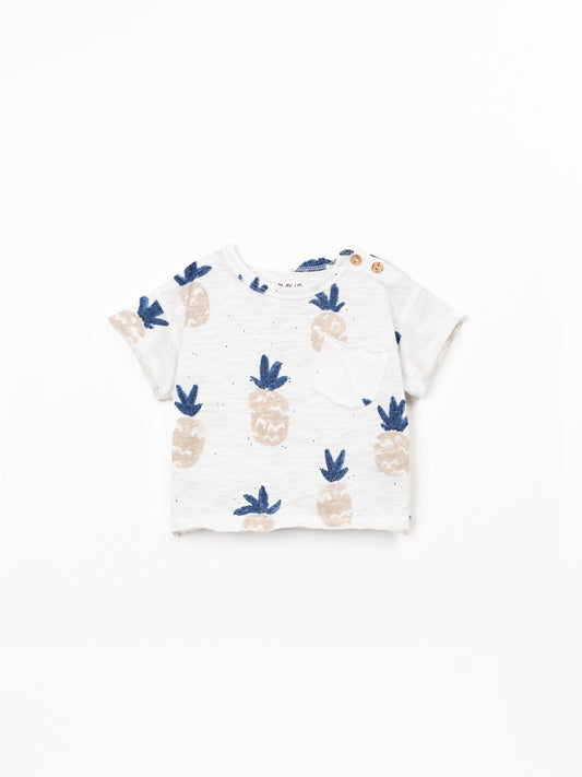 T-shirt con stampa di ananas