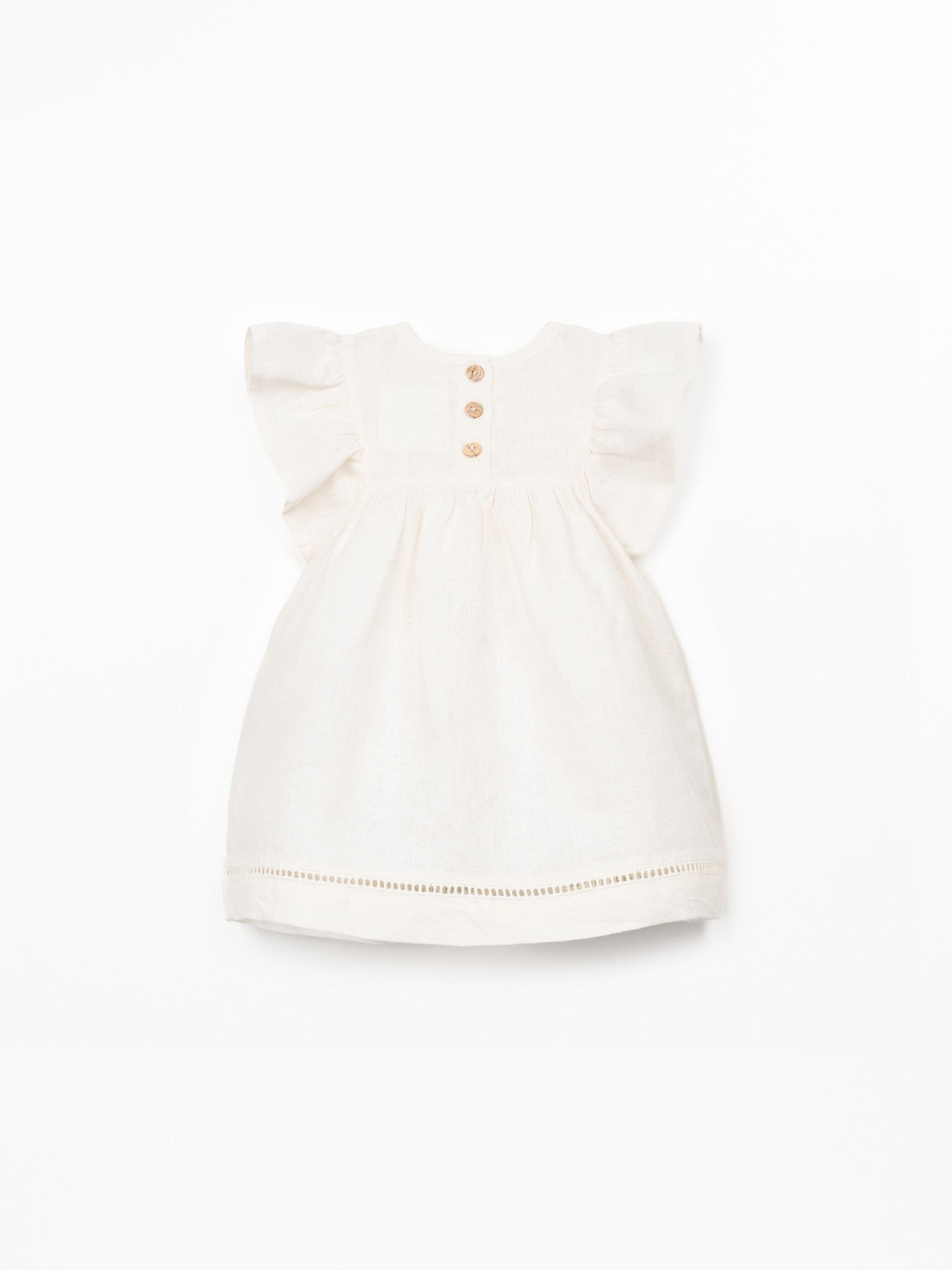 Vestito con ,manica arricciata