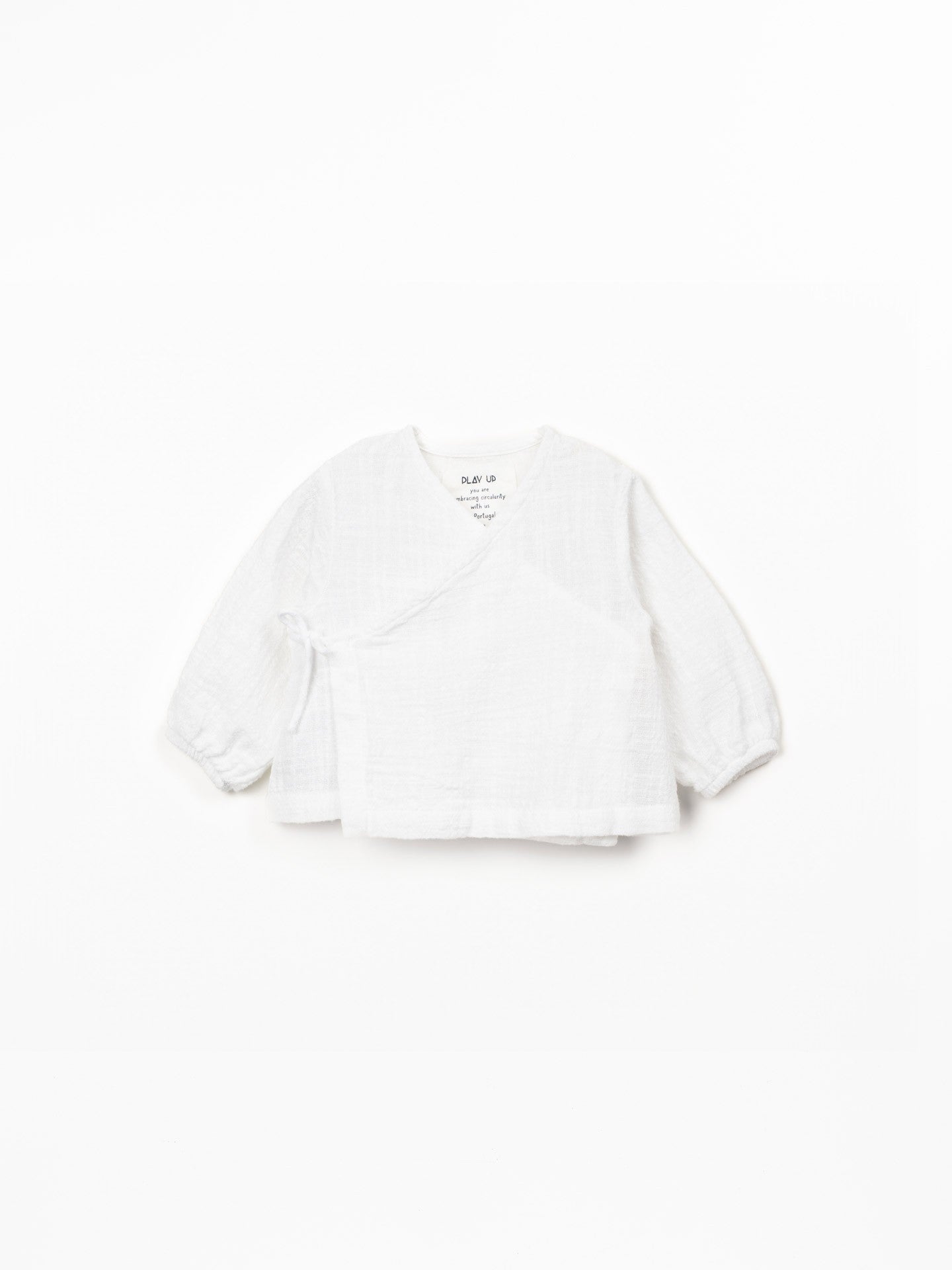 Blusa con apertura incrociata