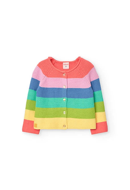 Giacchetta tricot "arcobaleno"