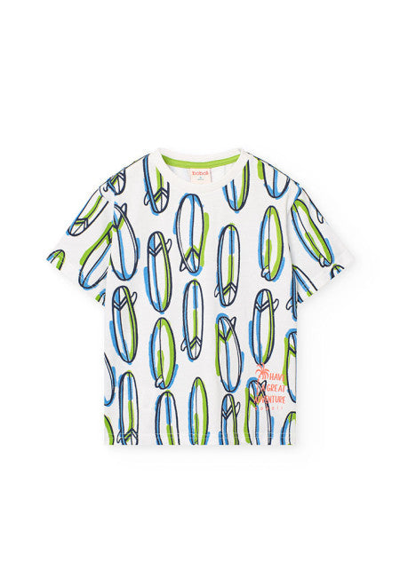 Maglietta jersey stampata