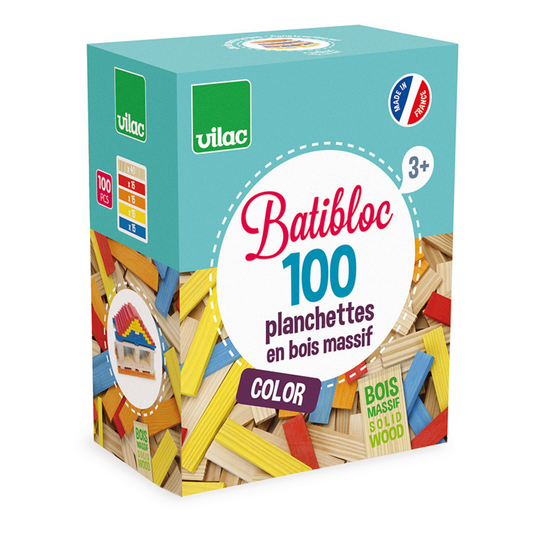 Set da costruzione in legno 100 pz
