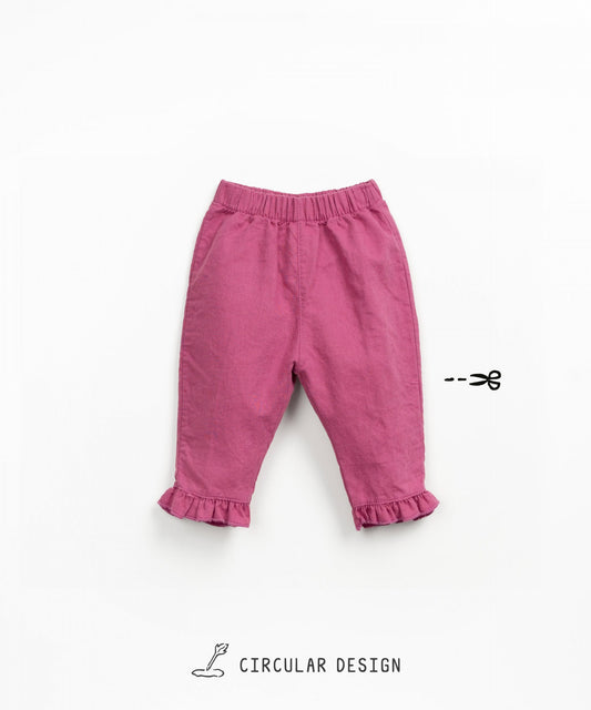 Pantalone con volant