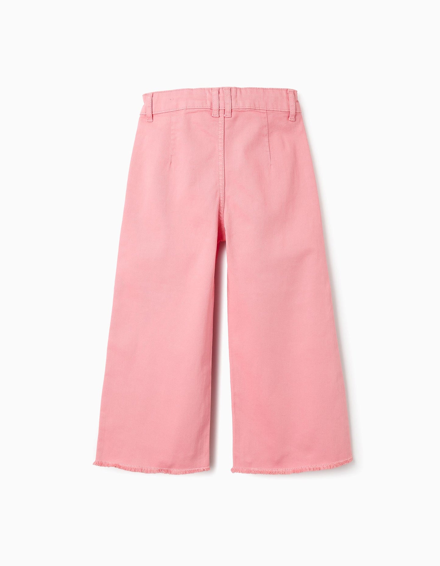 Pantalone con orlo sfrangiato