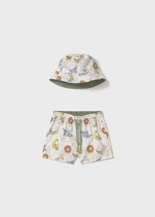 Completo costume e cappello reversibile