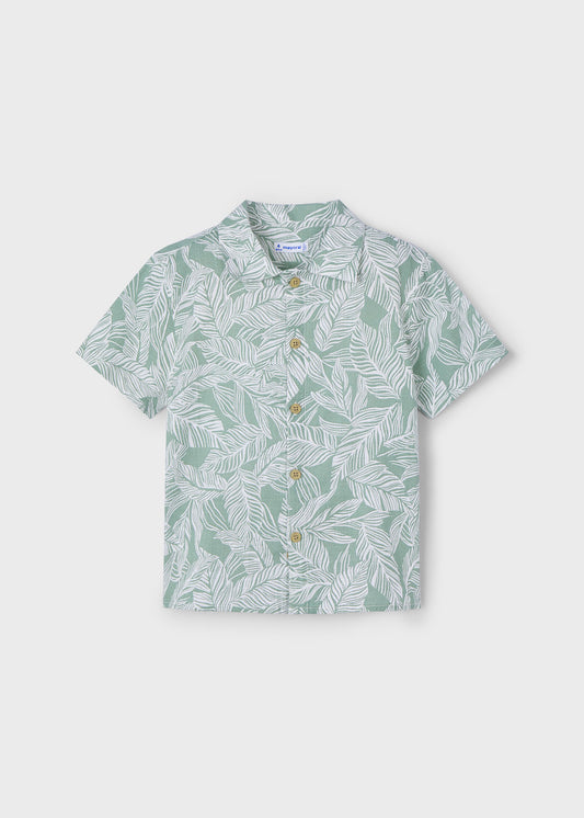 Camicia tropical maniche corte