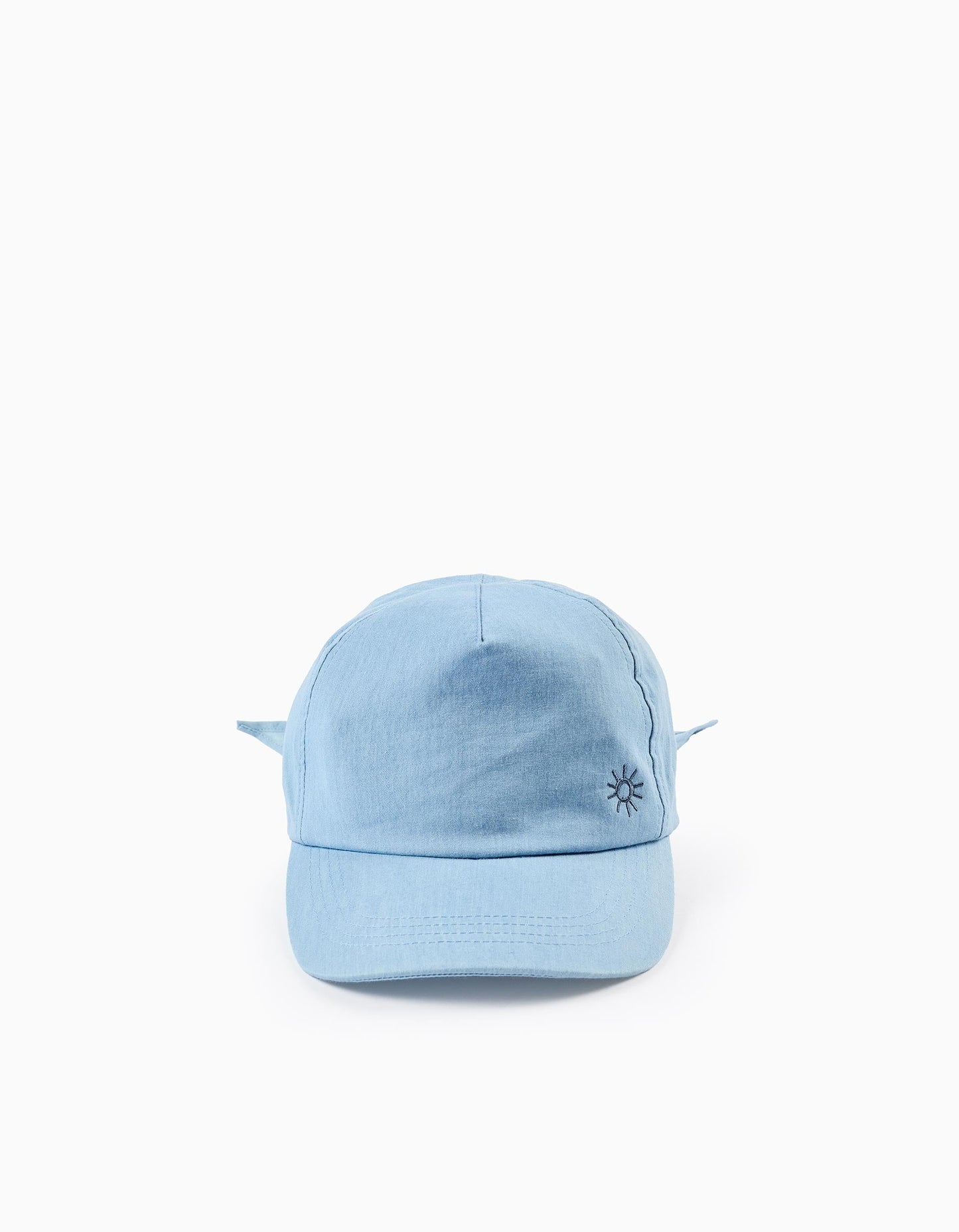 Cappellino in denim con fiocco