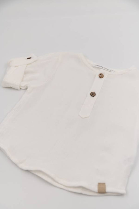 Maglietta modello camicia