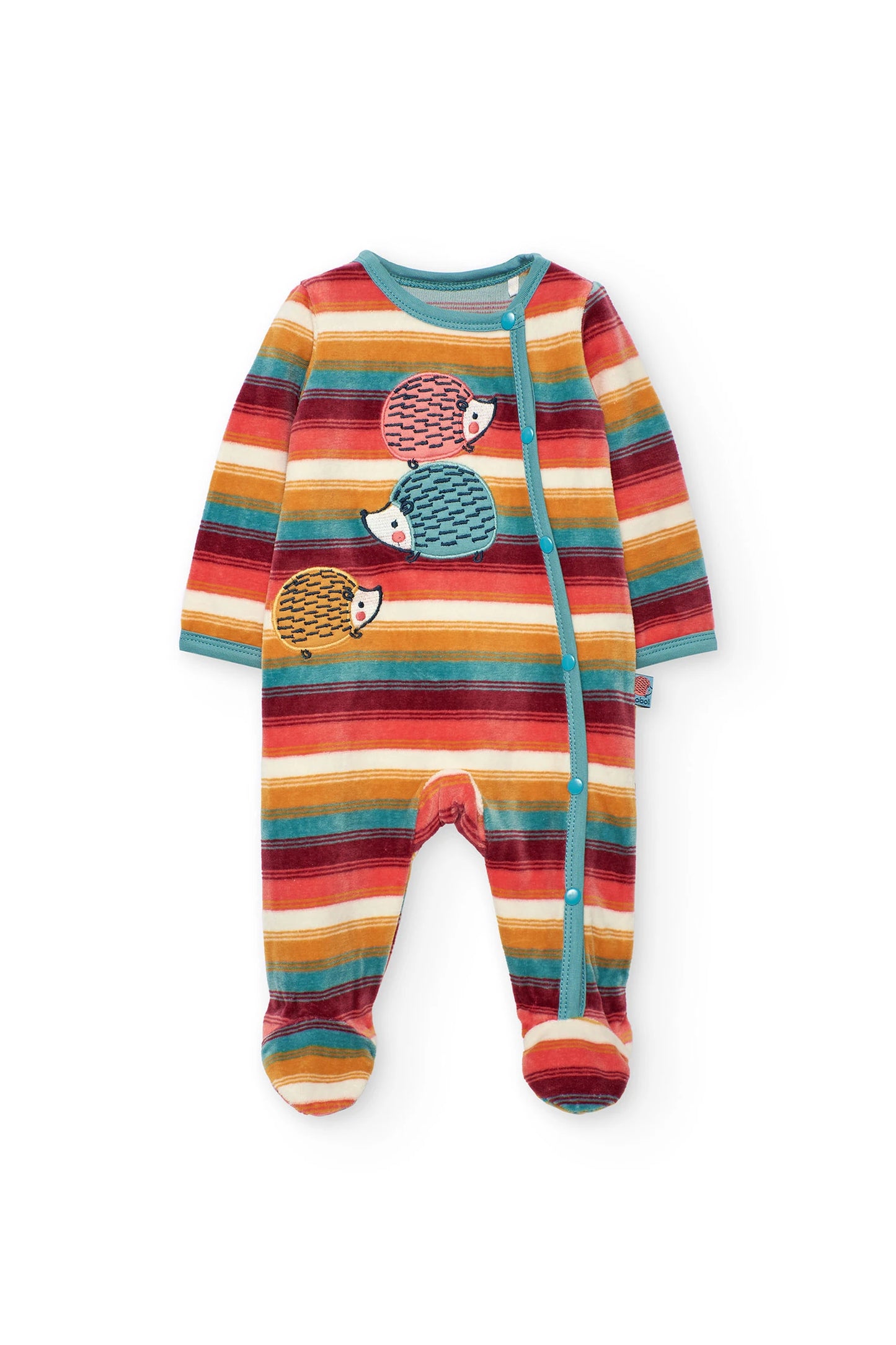 Tutina in ciniglia a righe