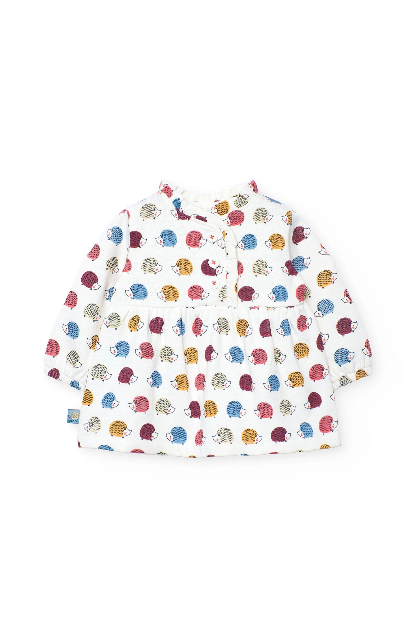 Vestito in felpa stampato