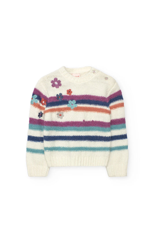 Maglione a righe