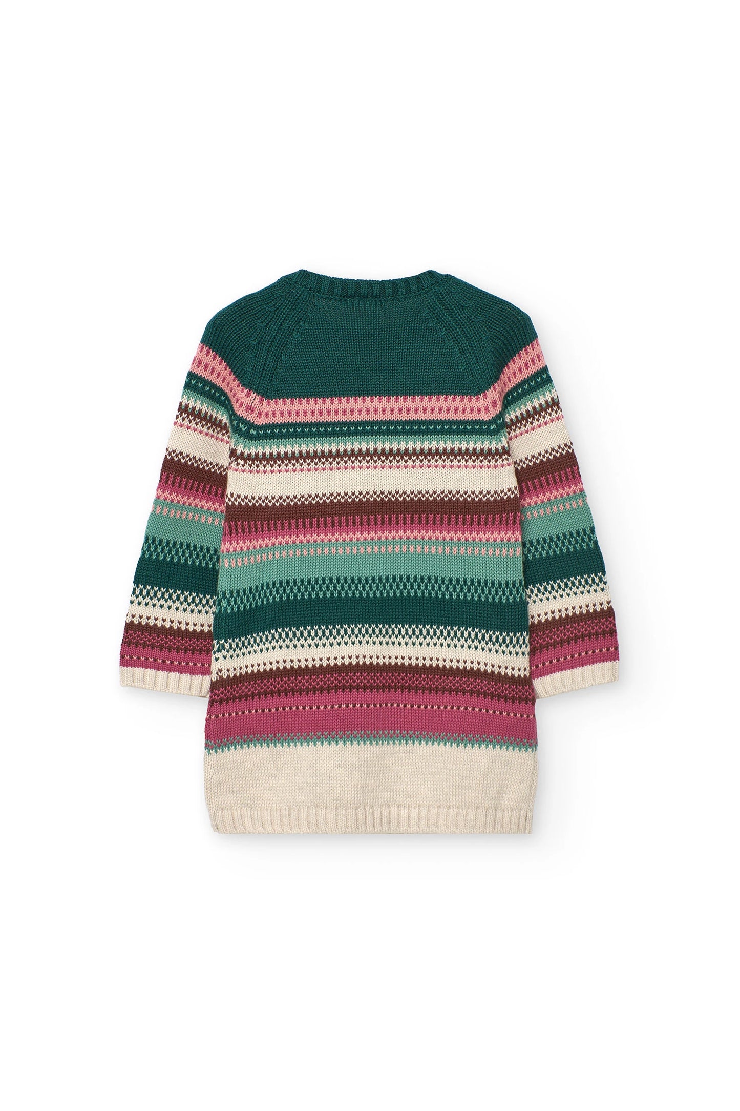 Vestito in maglia a righe