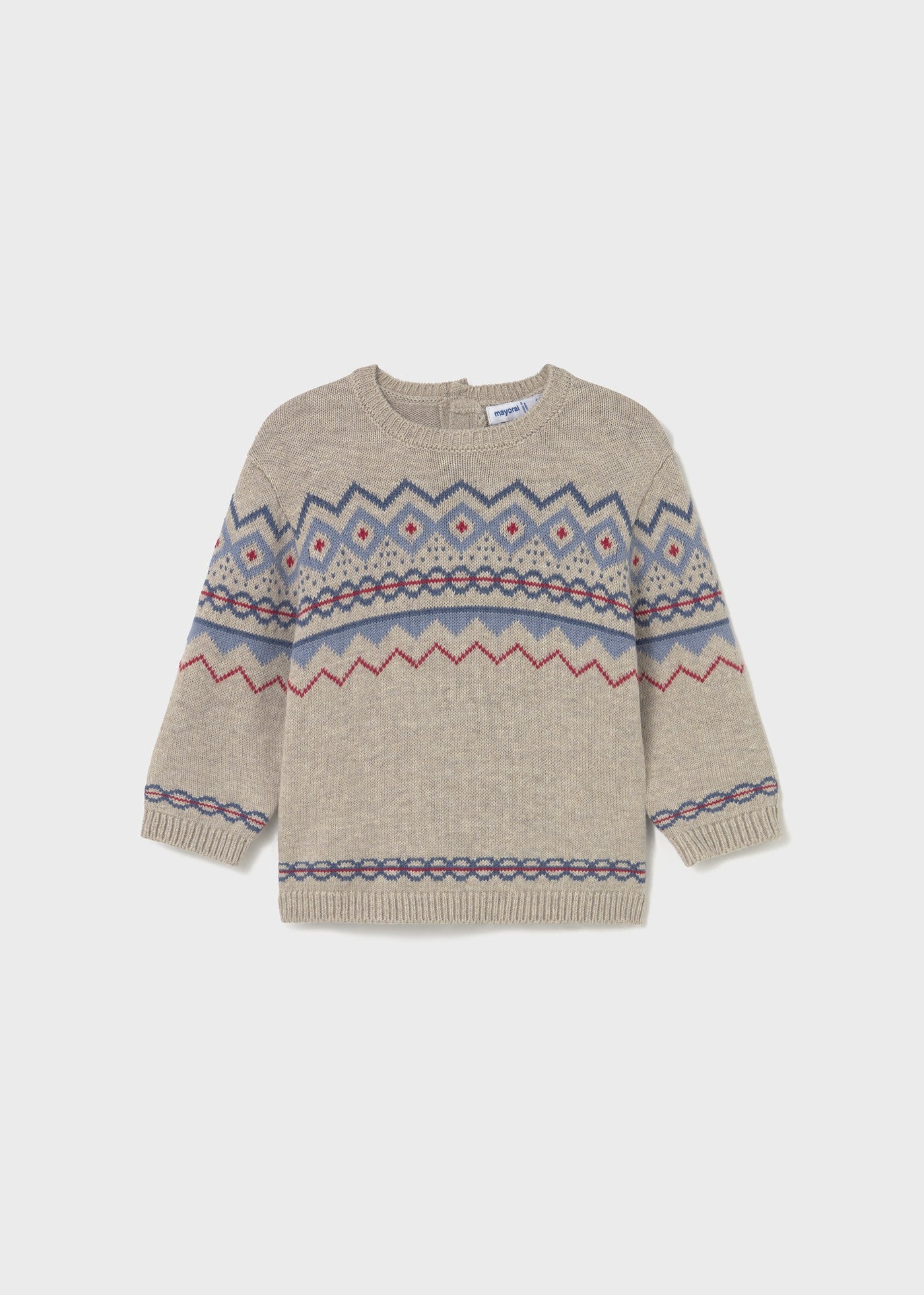 Maglione motivo jacquard