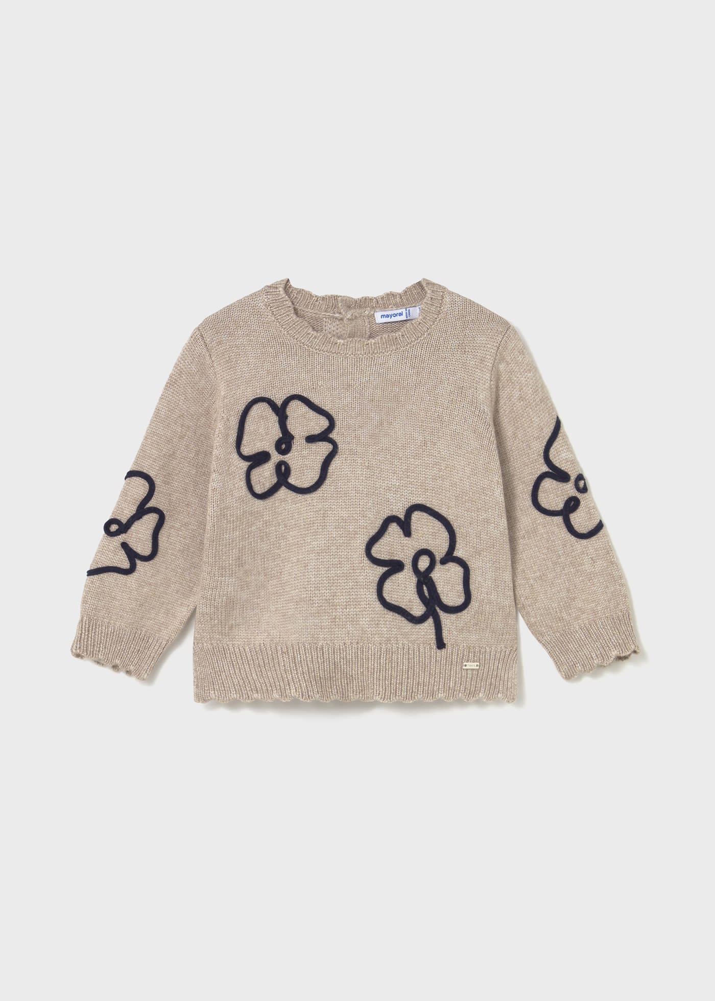 Maglione con fiori