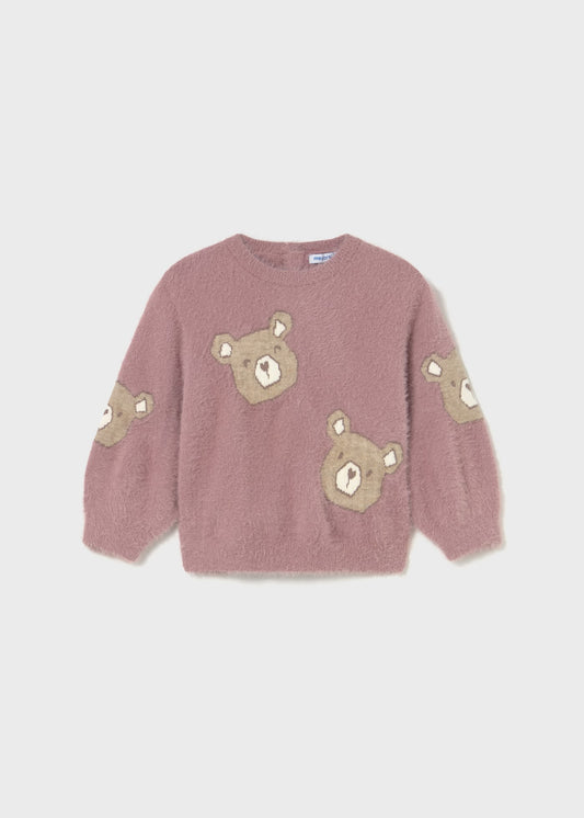 Maglione orso pellicciotto