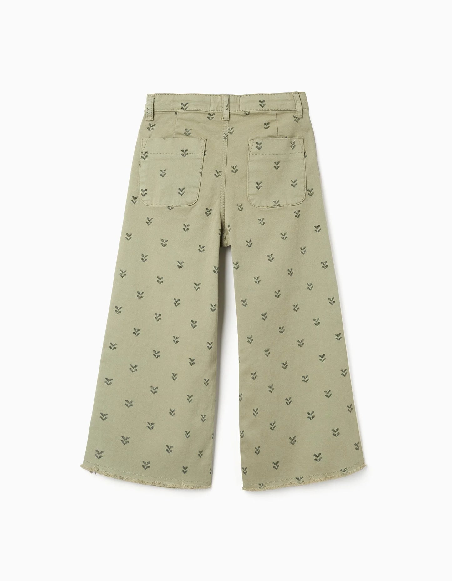 Pantaloni con motivo floreale