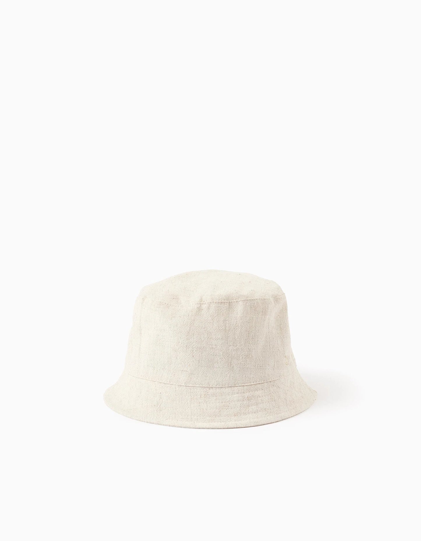 Cappello a secchiello in lino