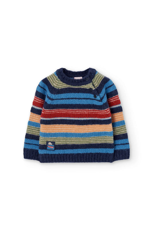 Maglione a righe