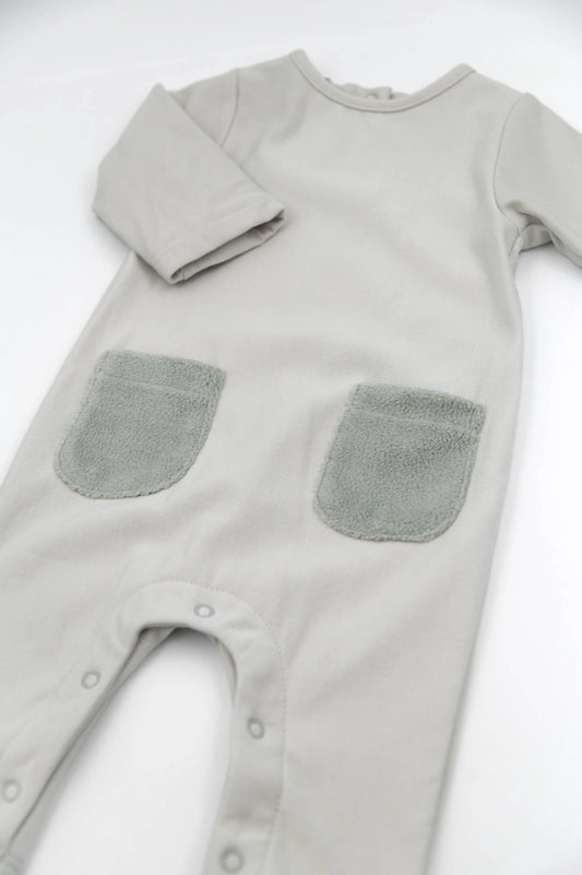 Tutina con tasche teddy