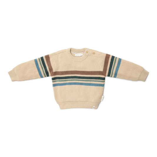 Maglione a righe