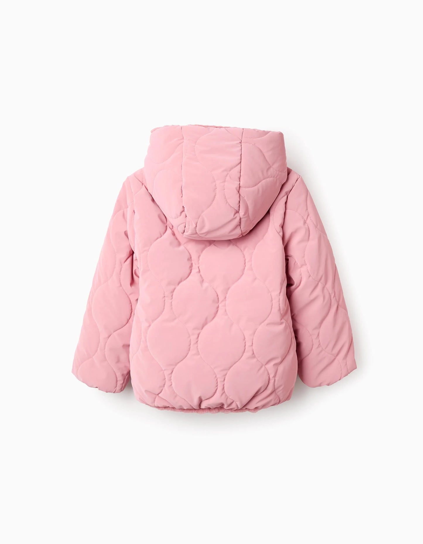 Giacca con cappuccio e fodera in pile