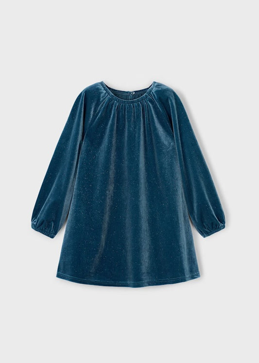 Vestito velluto luminoso