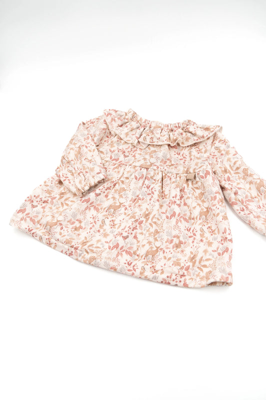 Vestito ampio con colletto