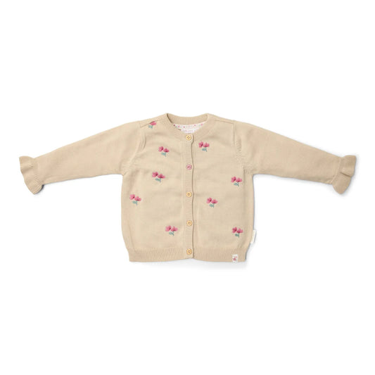 Cardigan ricamato