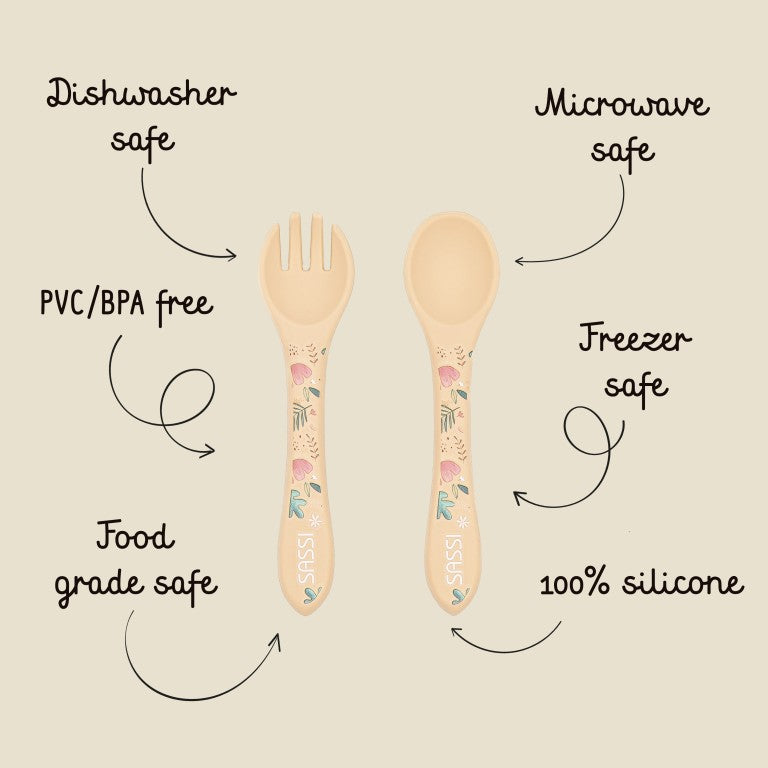 Posate in silicone - Bradipo Gnawy