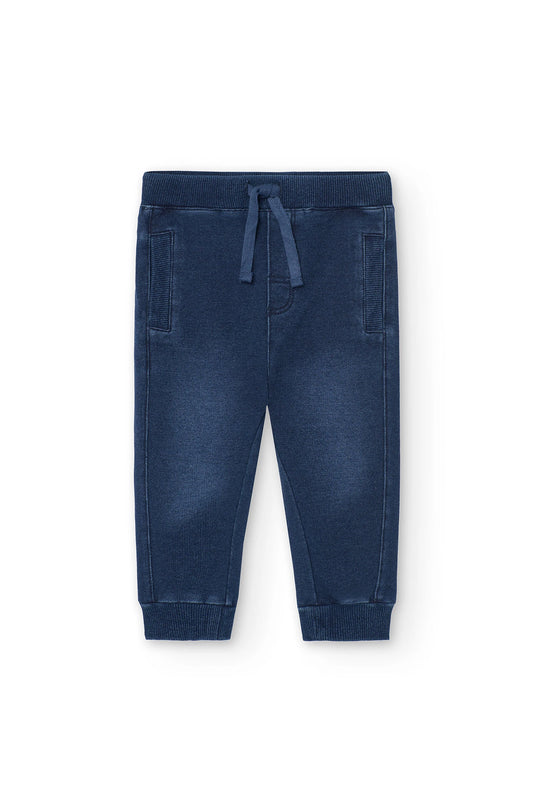 Pantaloni felpati denim