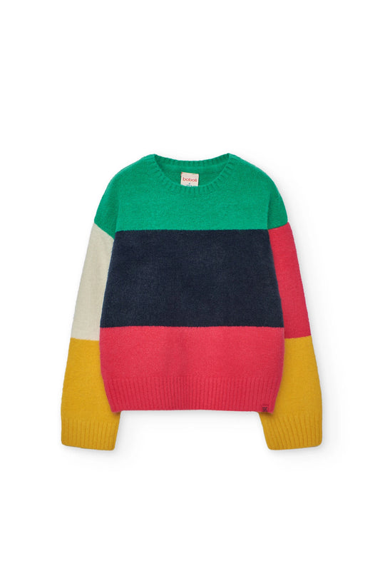 Maglione a righe