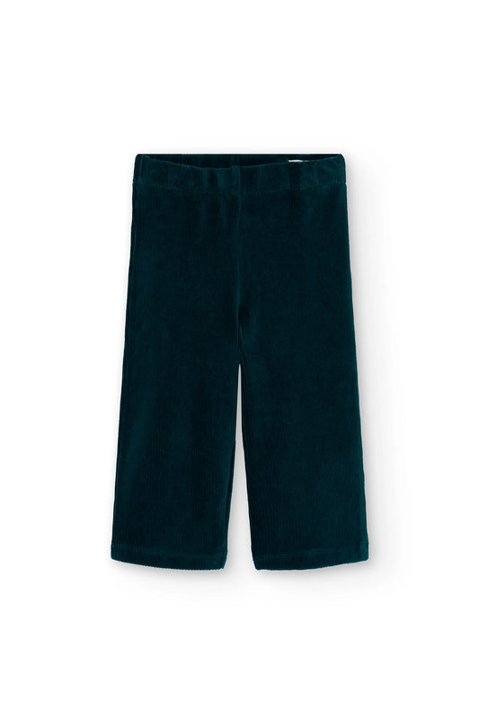 Pantalone dritto in velluto
