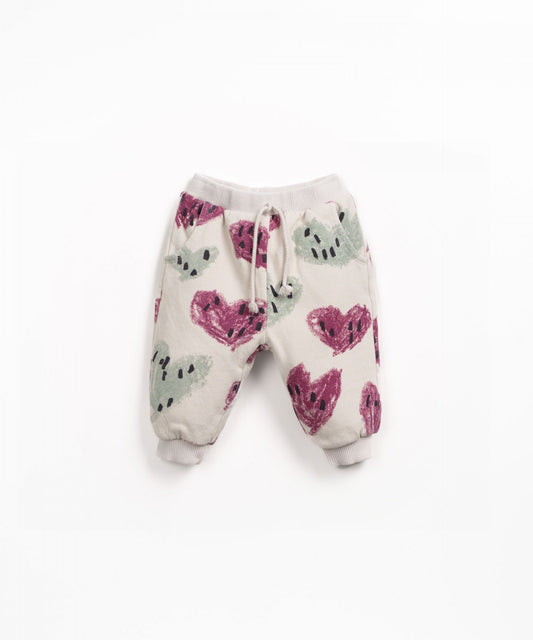Pantalone tuta con stampa